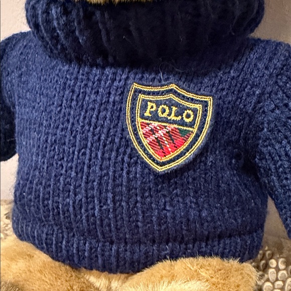 POLO Ralph Lauren Plush Bear with Navy Sweater (Listing #2) - Picture 4 of 14